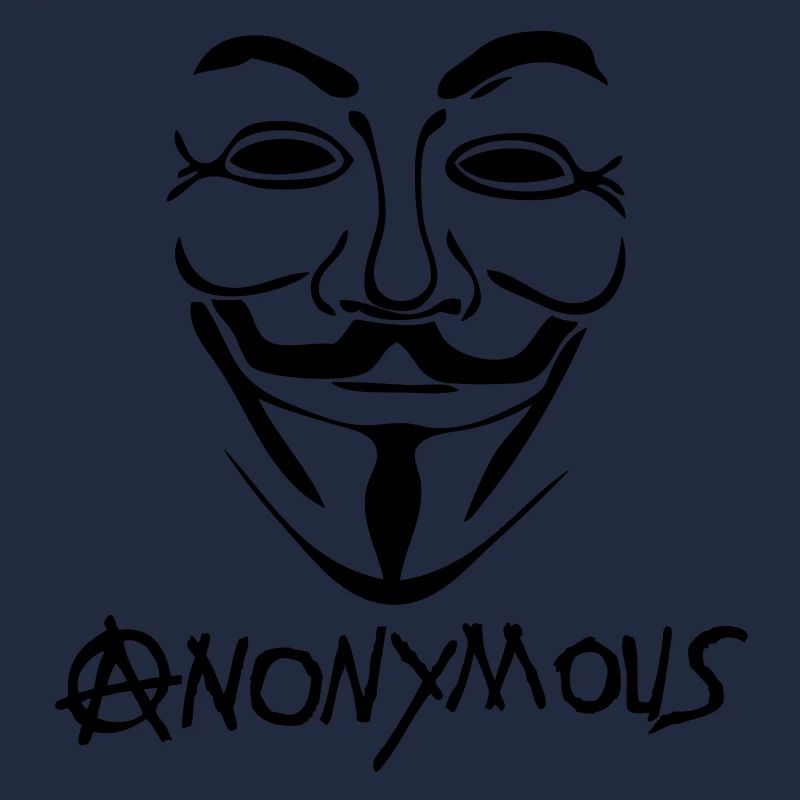 logo anarchy anonymous masque mask