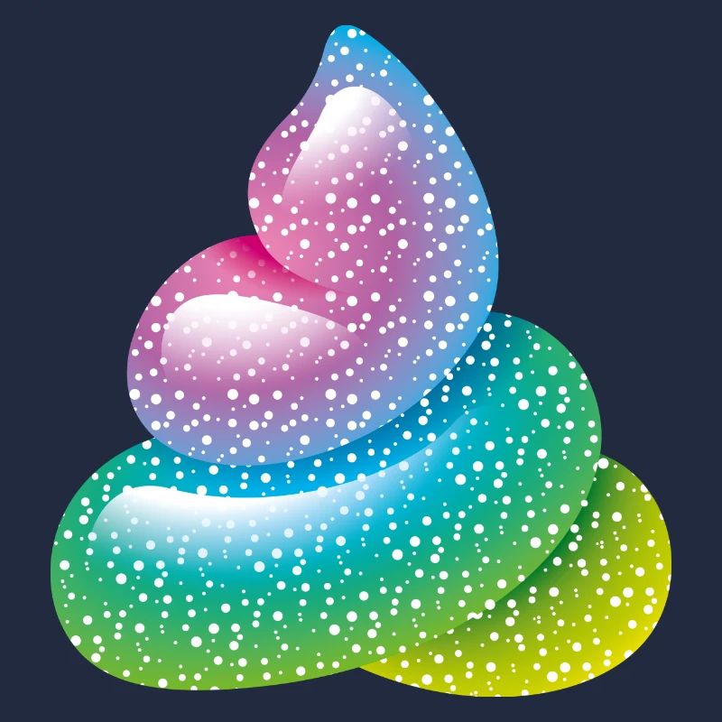 Smiley Glitter Poo
