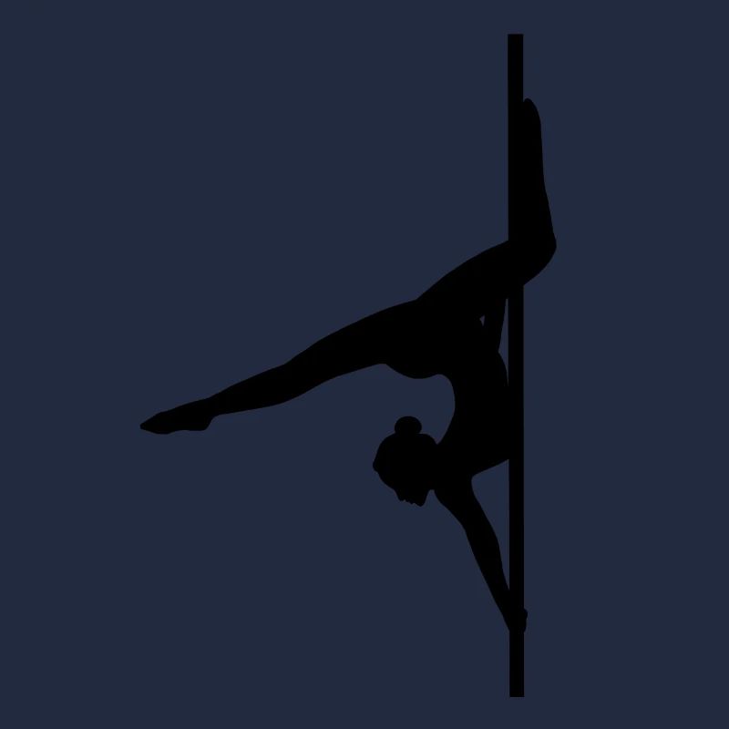 Pole Dance Shape Schatten Figur Butterfly
