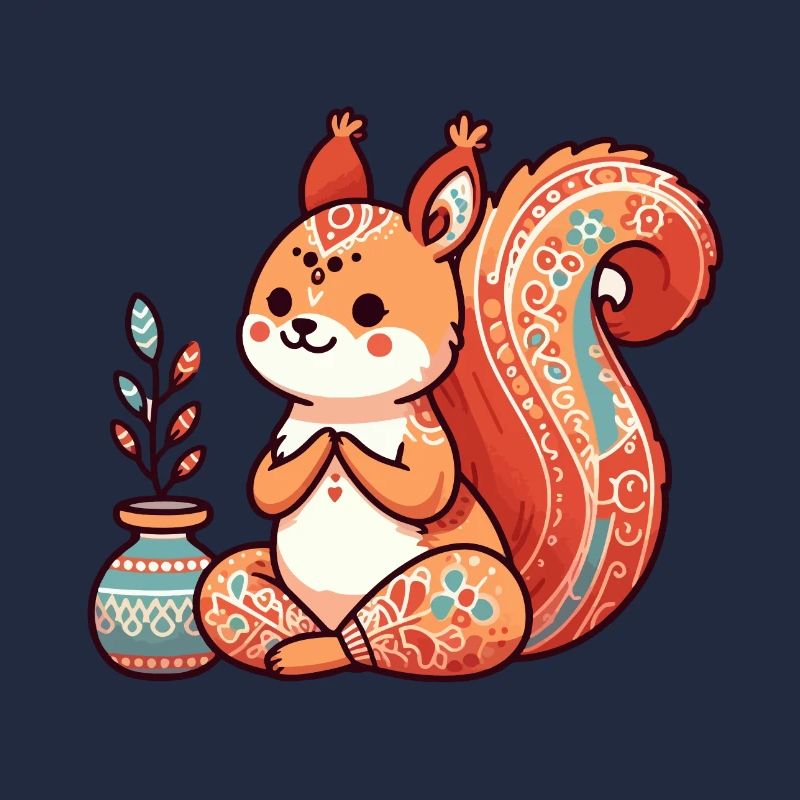 Eichhörnchen-Yoga
