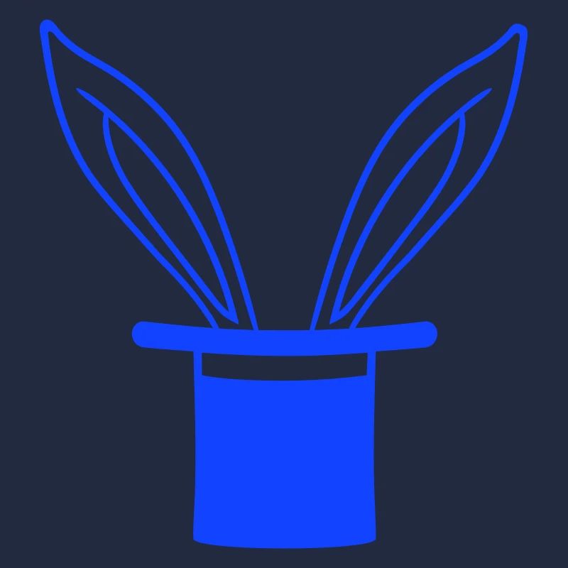 Lapin Chapeau Haut de forme Wizard Lapin Wizard Trick