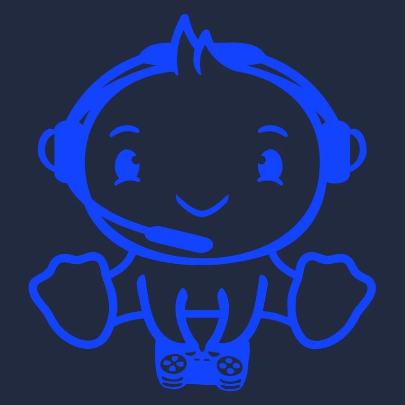 Bird Playing Gamer Nerd Console Headset Controller