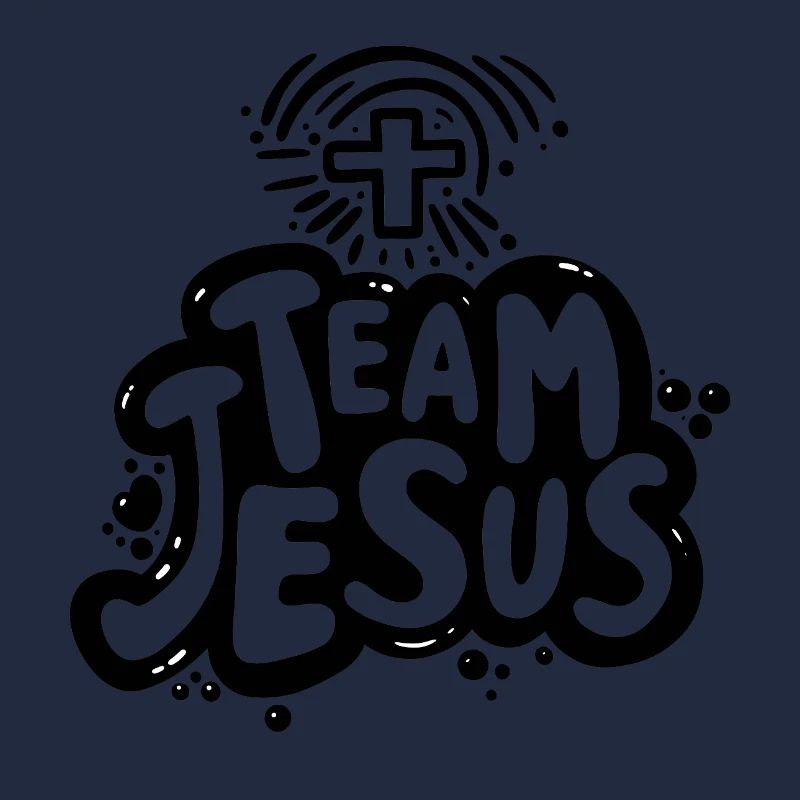 Team Jesus Logo - Schwarz