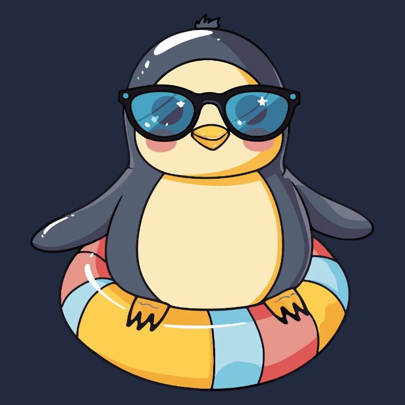 Pinguin Comic Cool