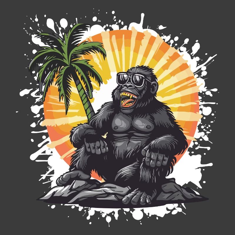 Gorilla Island Palm Tree