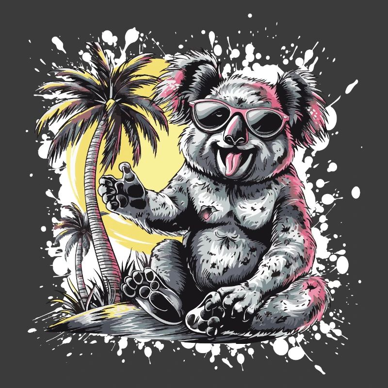 Koala Island Palm Tree