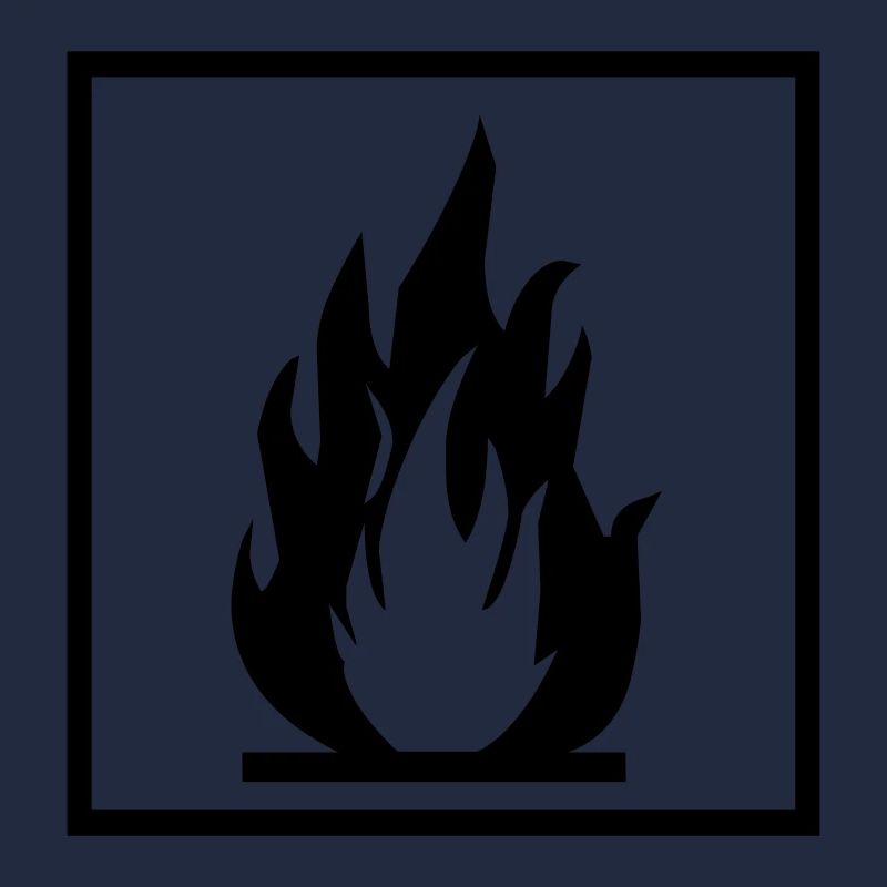 Brennbar flammable
