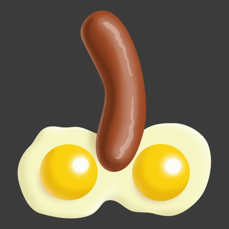 Spiegeleier und Würstchen