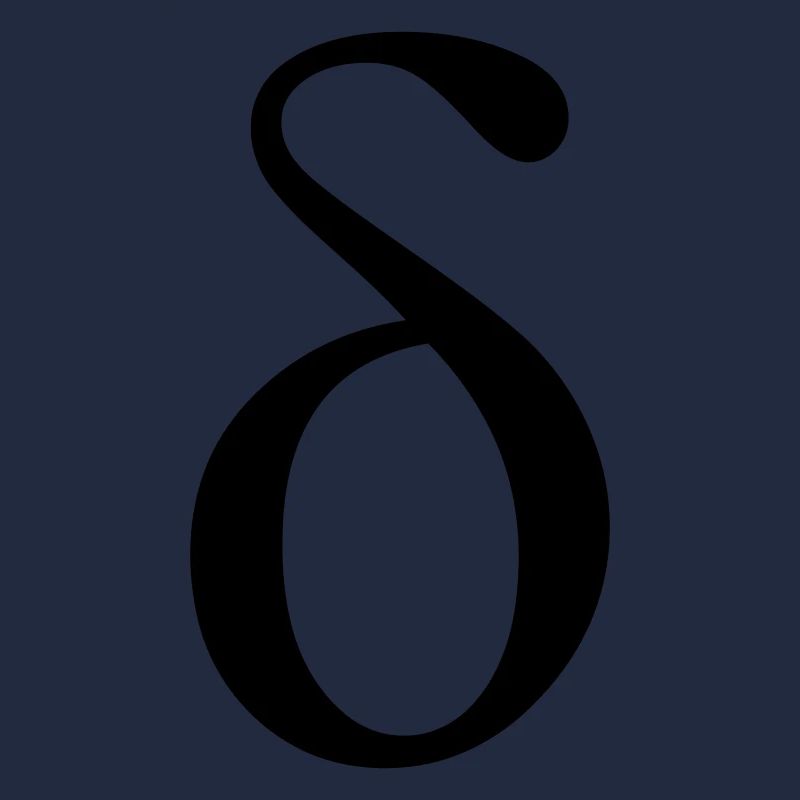 griechischen Buchstaben Delta