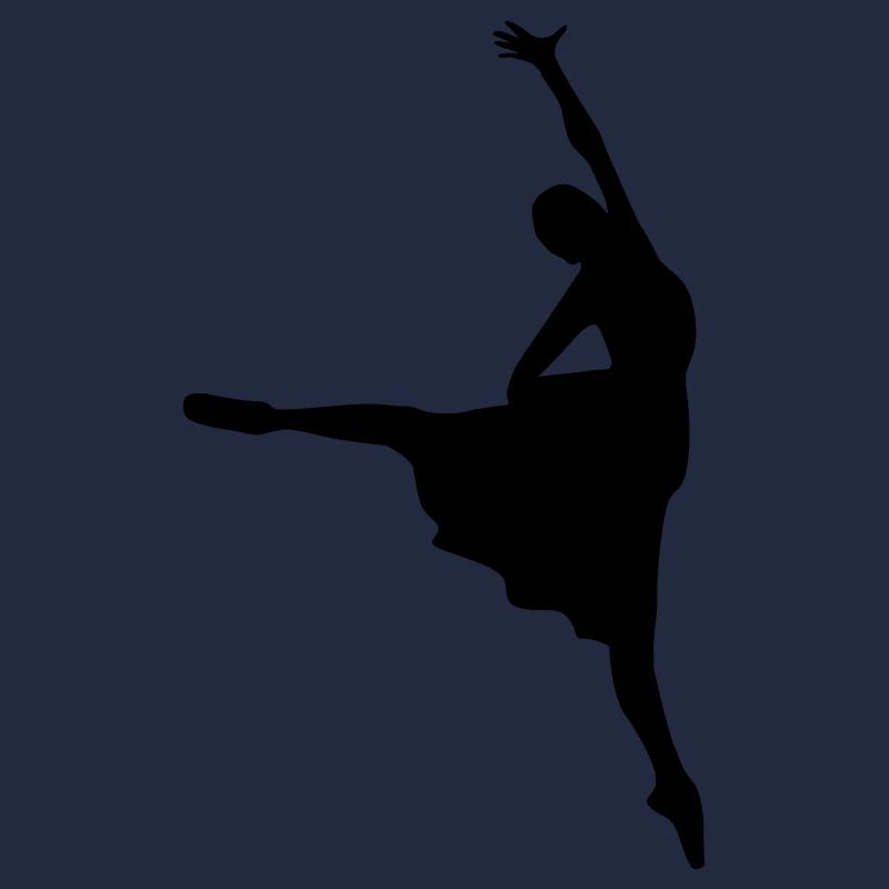 Vector Ballet dancer Silhouette