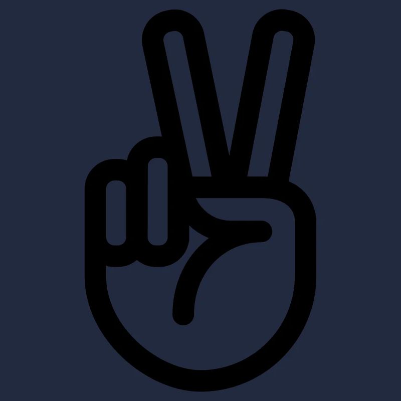 Finger - Geste de la main de la paix