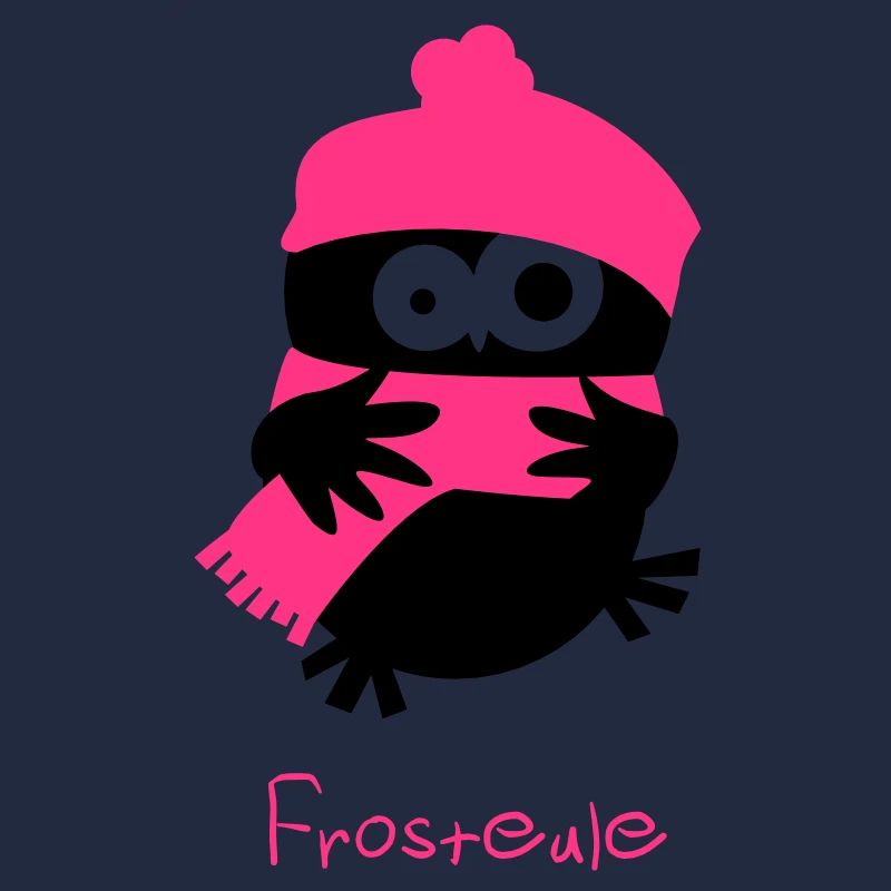 Eine Eule // Frosteule
