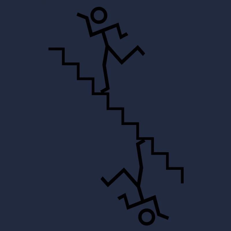 manière d'escalier