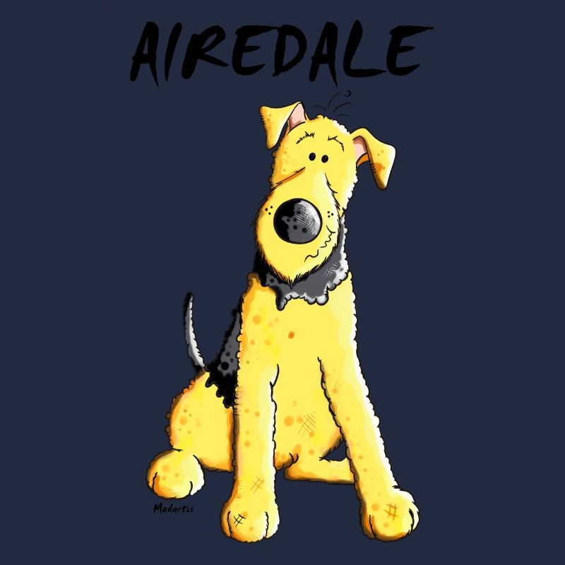 Witziger Airedale Terrier