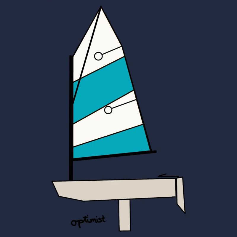 Optimist Sailboat Variant 3