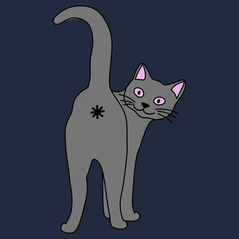Freche Katze