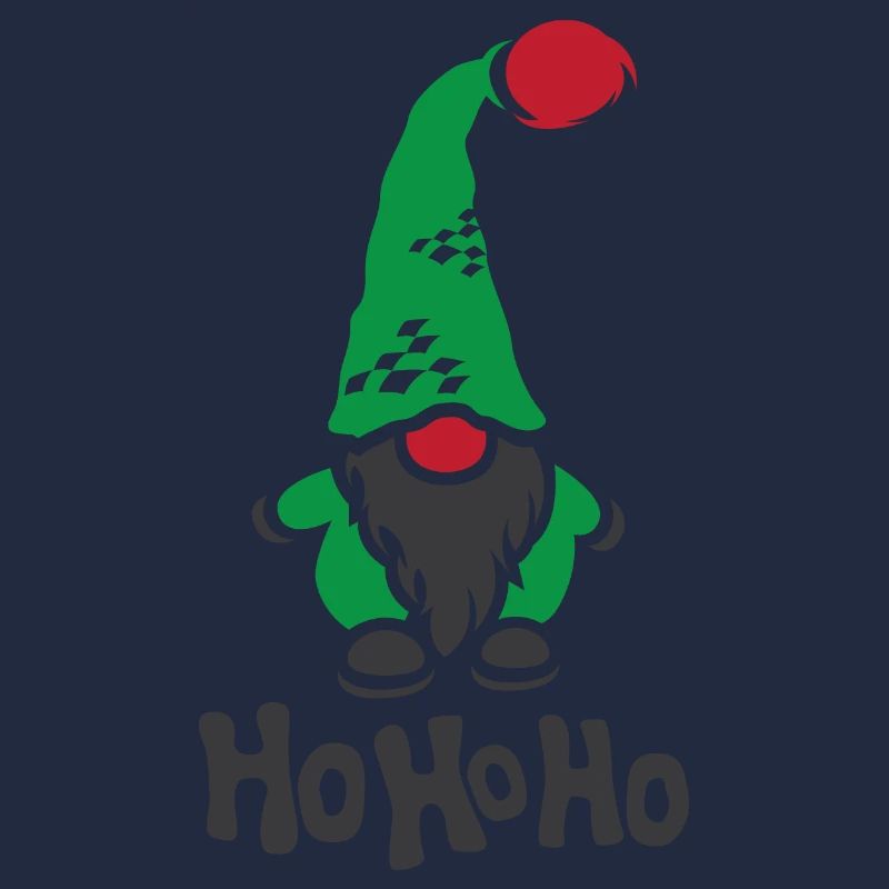 hohoho gnome icône de noël icône graphique
