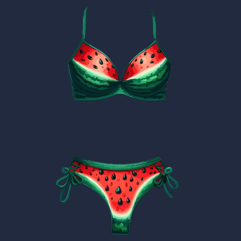 Chemise de bikini pastèque Cadeau pastèque