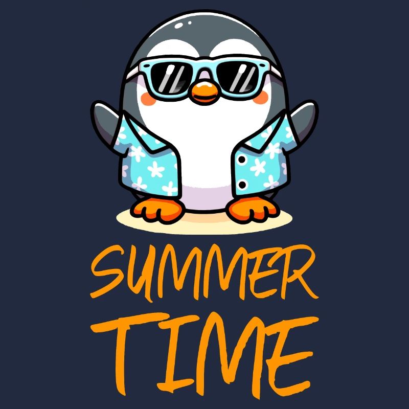 Pinguin Sommerzeit