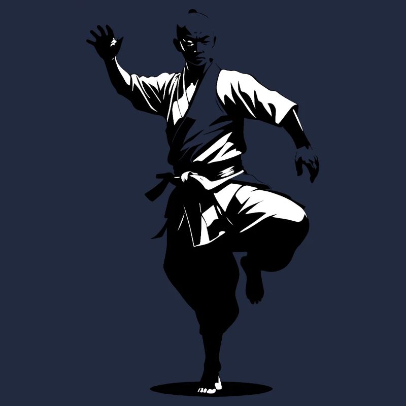 Shaolin Mönch - Kampfsport Sticker