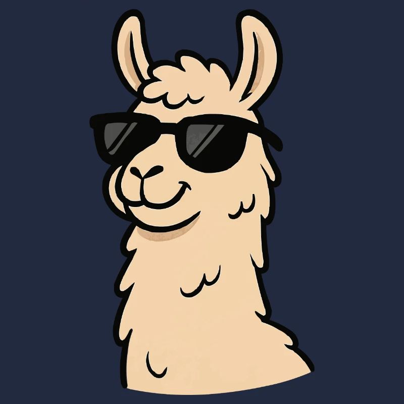 Llama Cool Comic