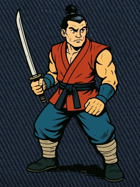 japan krieger samurai