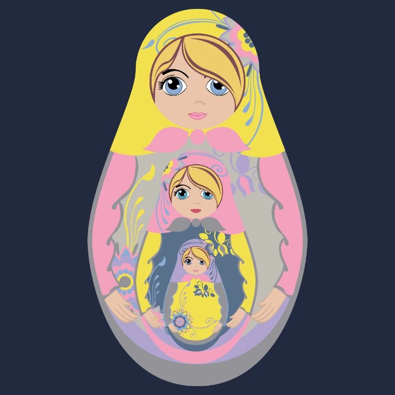 Nesting Matryoshka Doll Design