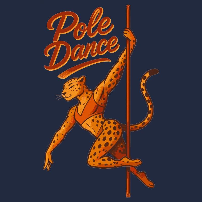 Pole dance Léopard Pole Dancer Cadeau