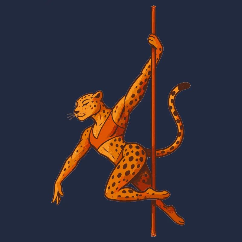 Pole Dance Leopard Pole Dancer Gift