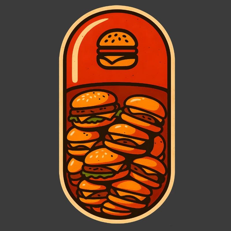 Funny Hamburger Stack Lover Design