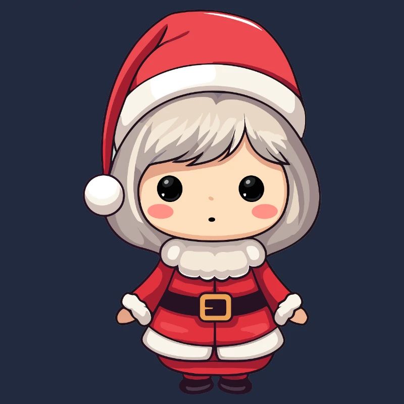 Chibi Santa Mädchen
