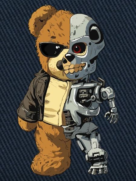 Bear Robot Cyborg