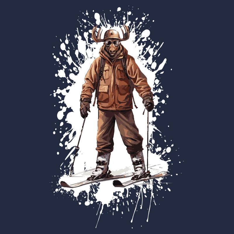 Moose Ski Skiing