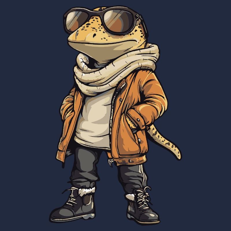 Lizard Cool Winter