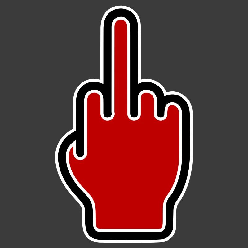 Mittelfinger Symbol