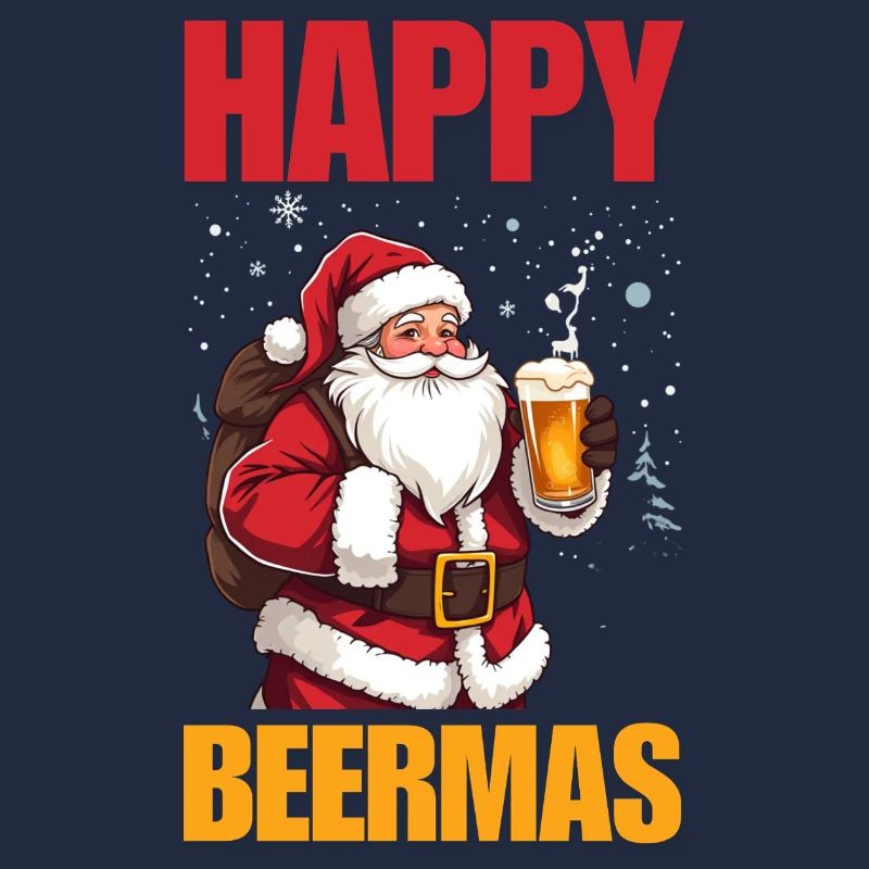 Happy Beermas Noël Bière Hommes