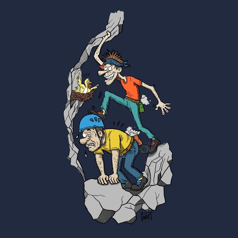 Climbing on Helmet