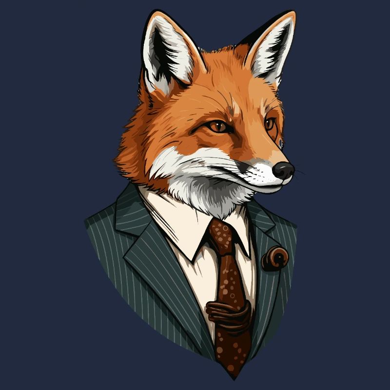 Fuchs im Anzug