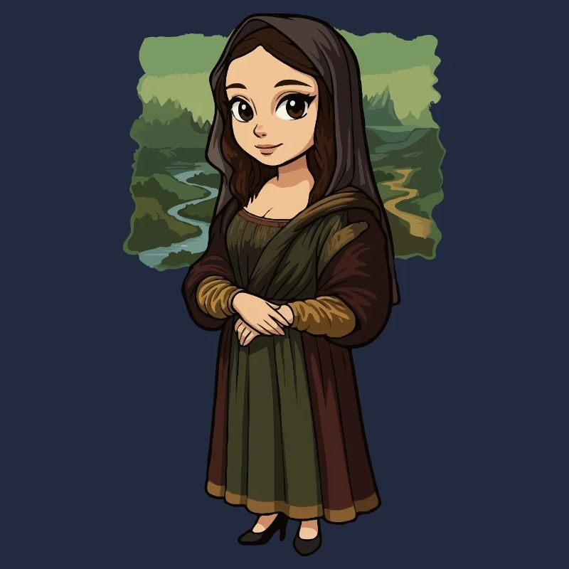 Mona Lisa Chibi style
