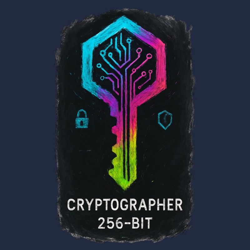 256-Bit-Cybersicherheitskryptograph