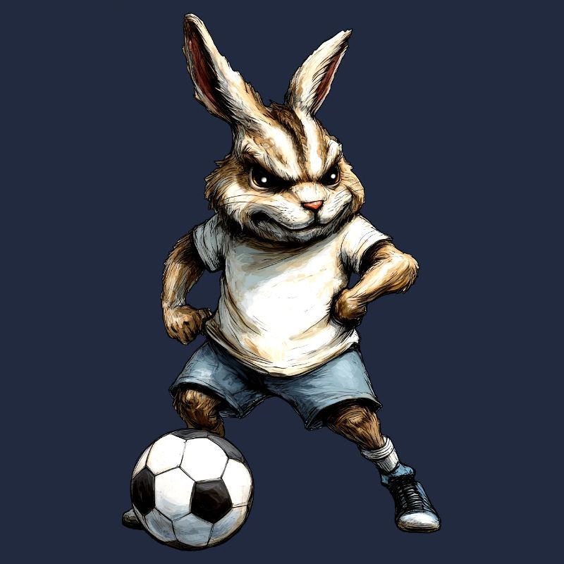 Fussballer Hase