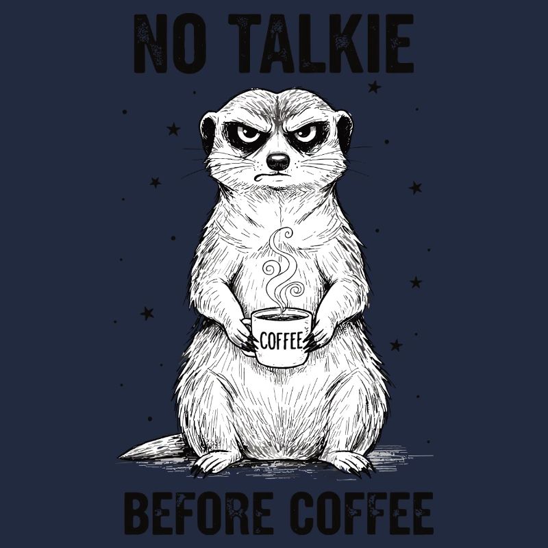 Pas de conversation devant un suricate amateur de café