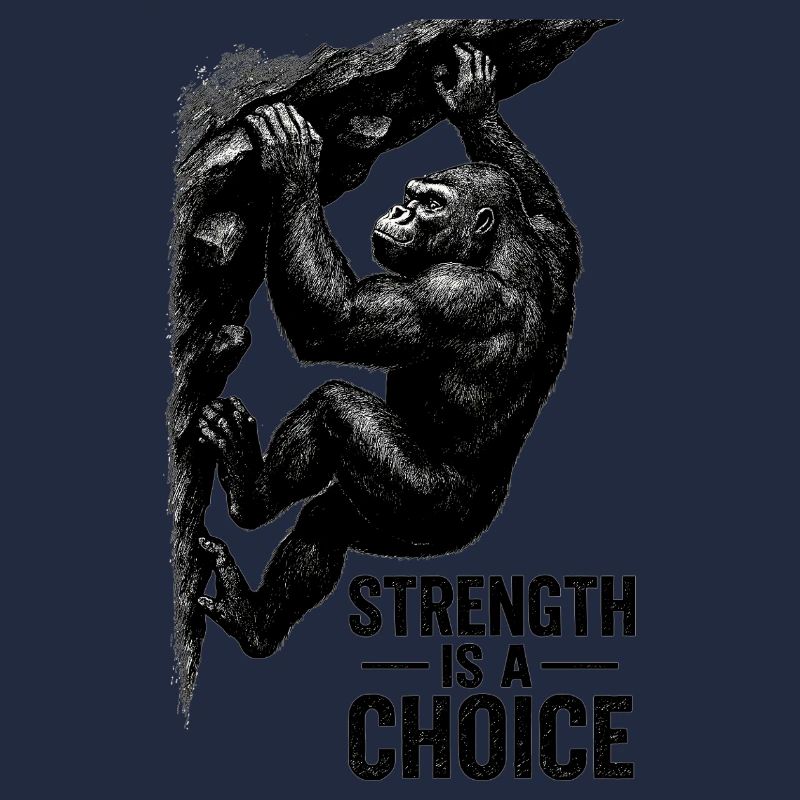 Bouldering Gorilla Overhang: Strength Is a Choice
