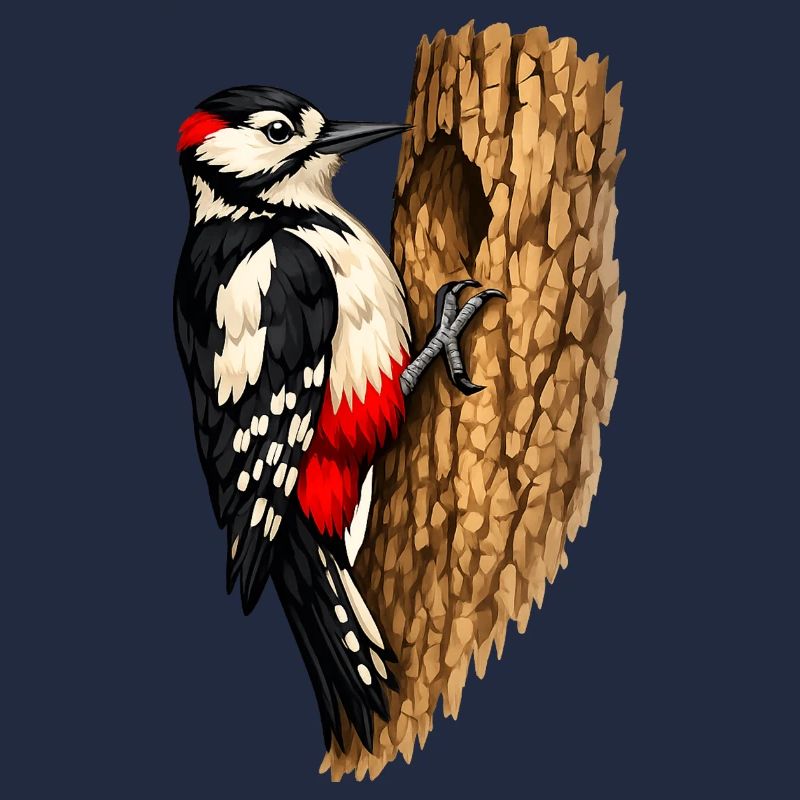 Specht im Baum