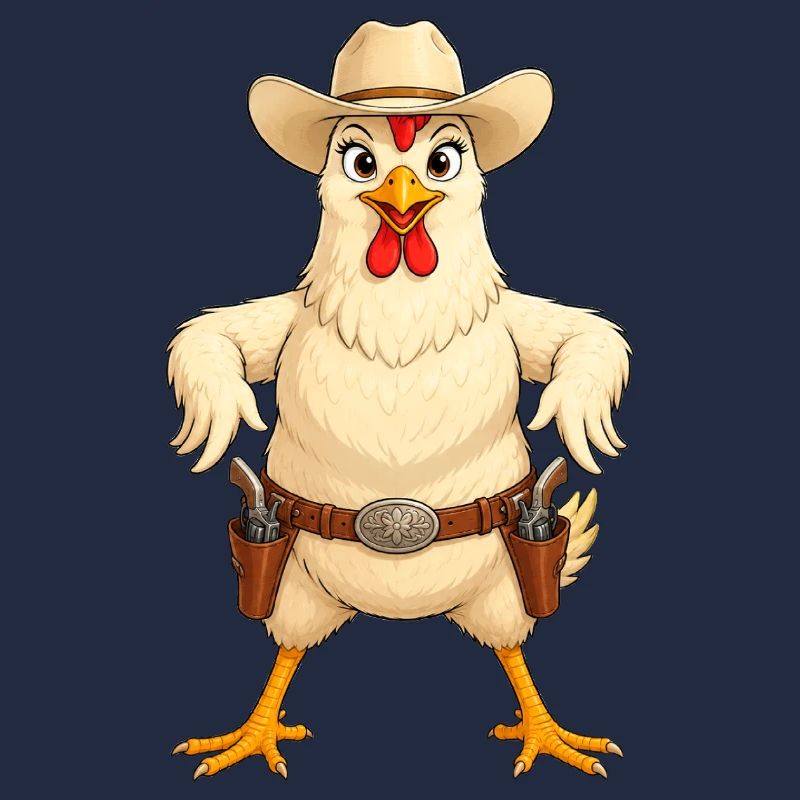 Chicken in Western Pose