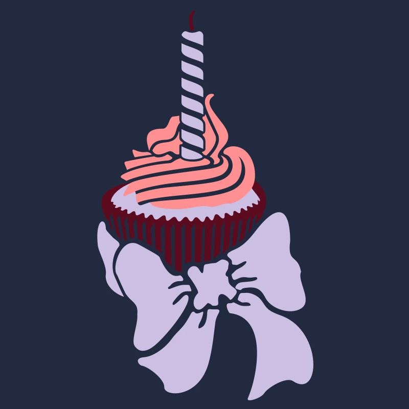petit gâteau d'anniversaire / muffin