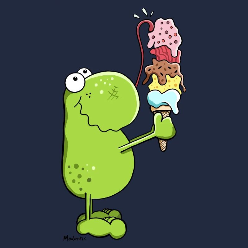 Frog with Ice Cream