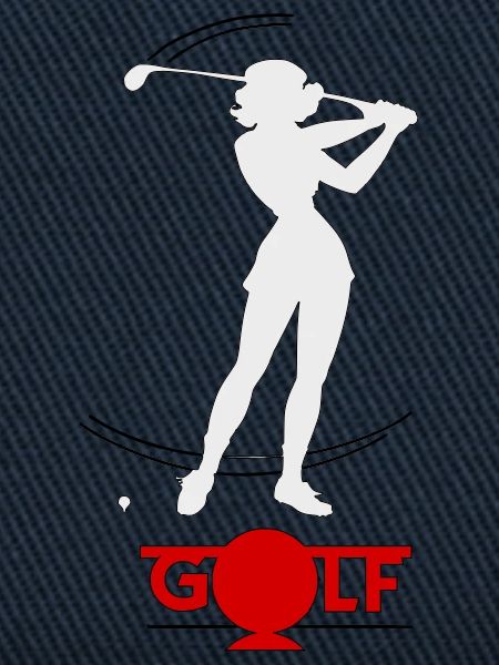 Retro golfer