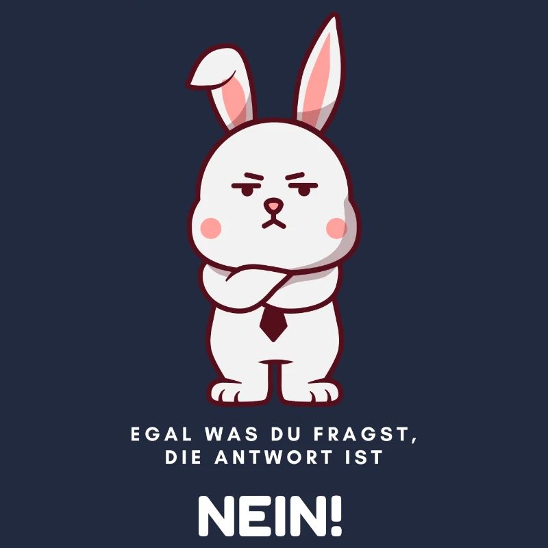 Le lapin dit non !