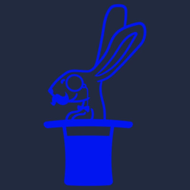 Sir Rabbit Monocle Glasses Beard Top Hat Wizard